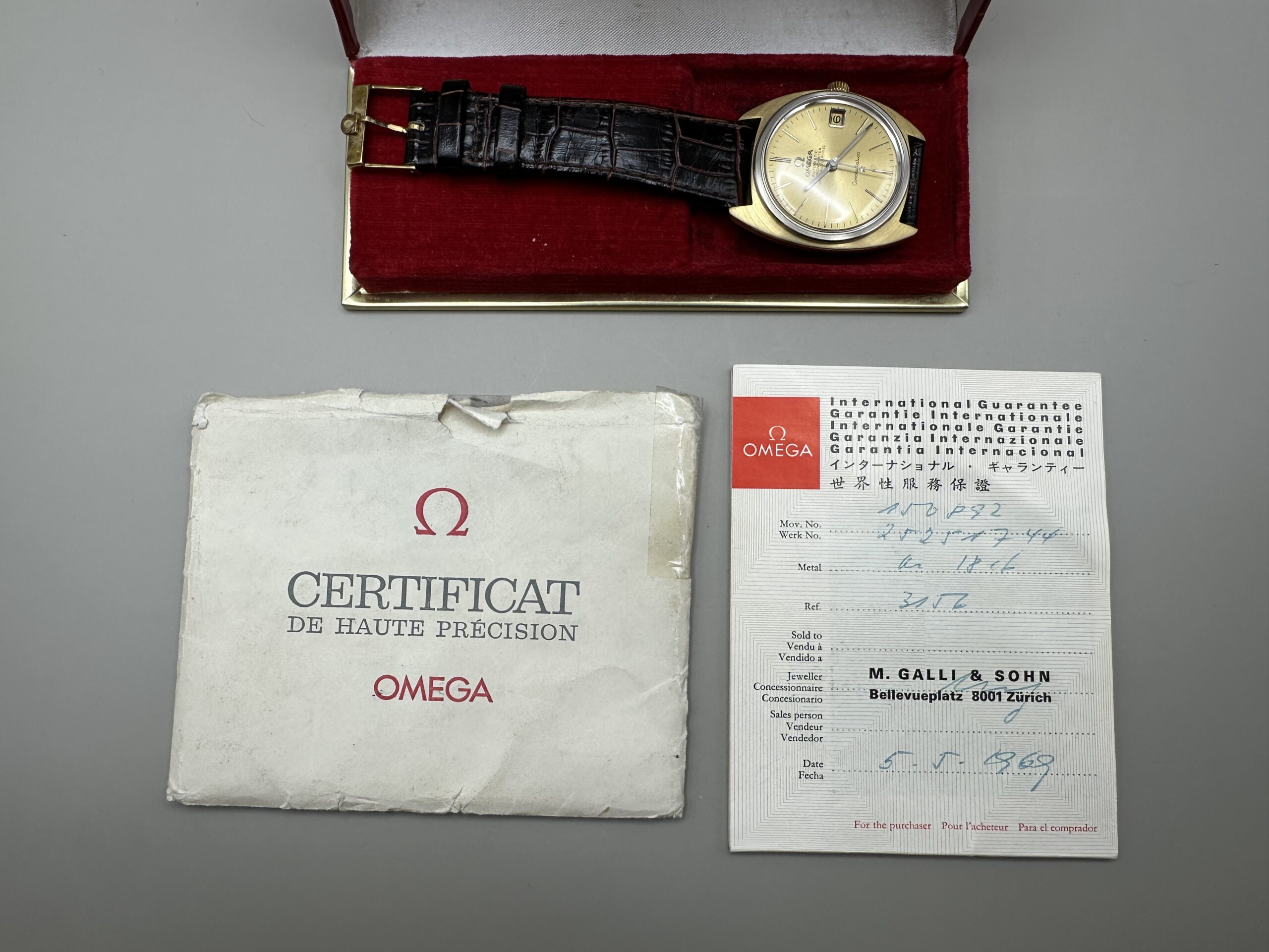 1969-es arany Omega Constellation - FULL SET!!! - Image 17