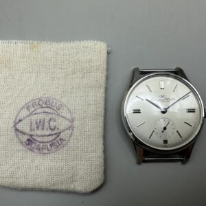 Acél IWC Schaffhausen 1947-ből - New Old Stock - SOHASEM HORDOTT!