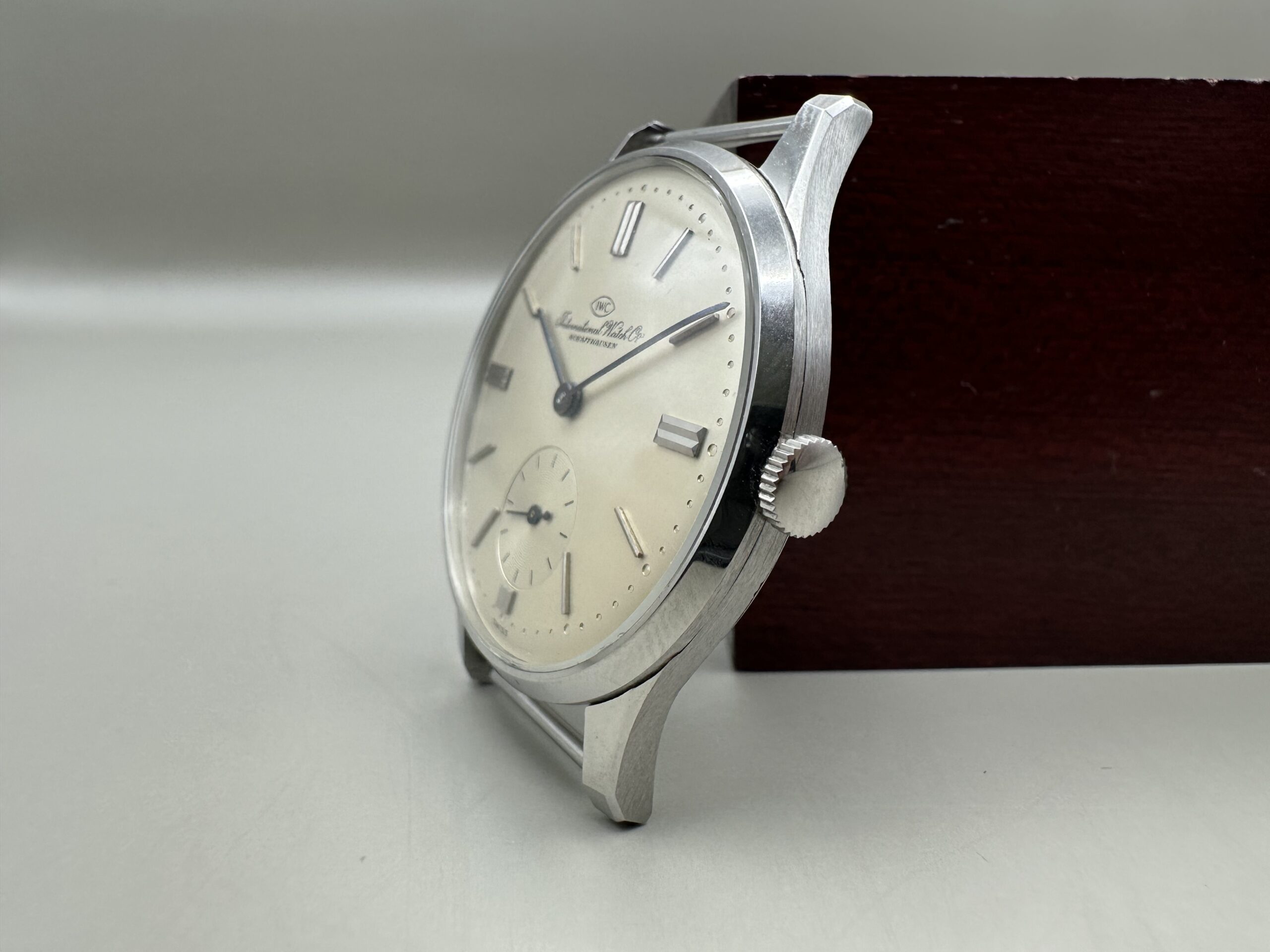 Acél IWC Schaffhausen 1947-ből - New Old Stock - SOHASEM HORDOTT! - Image 3
