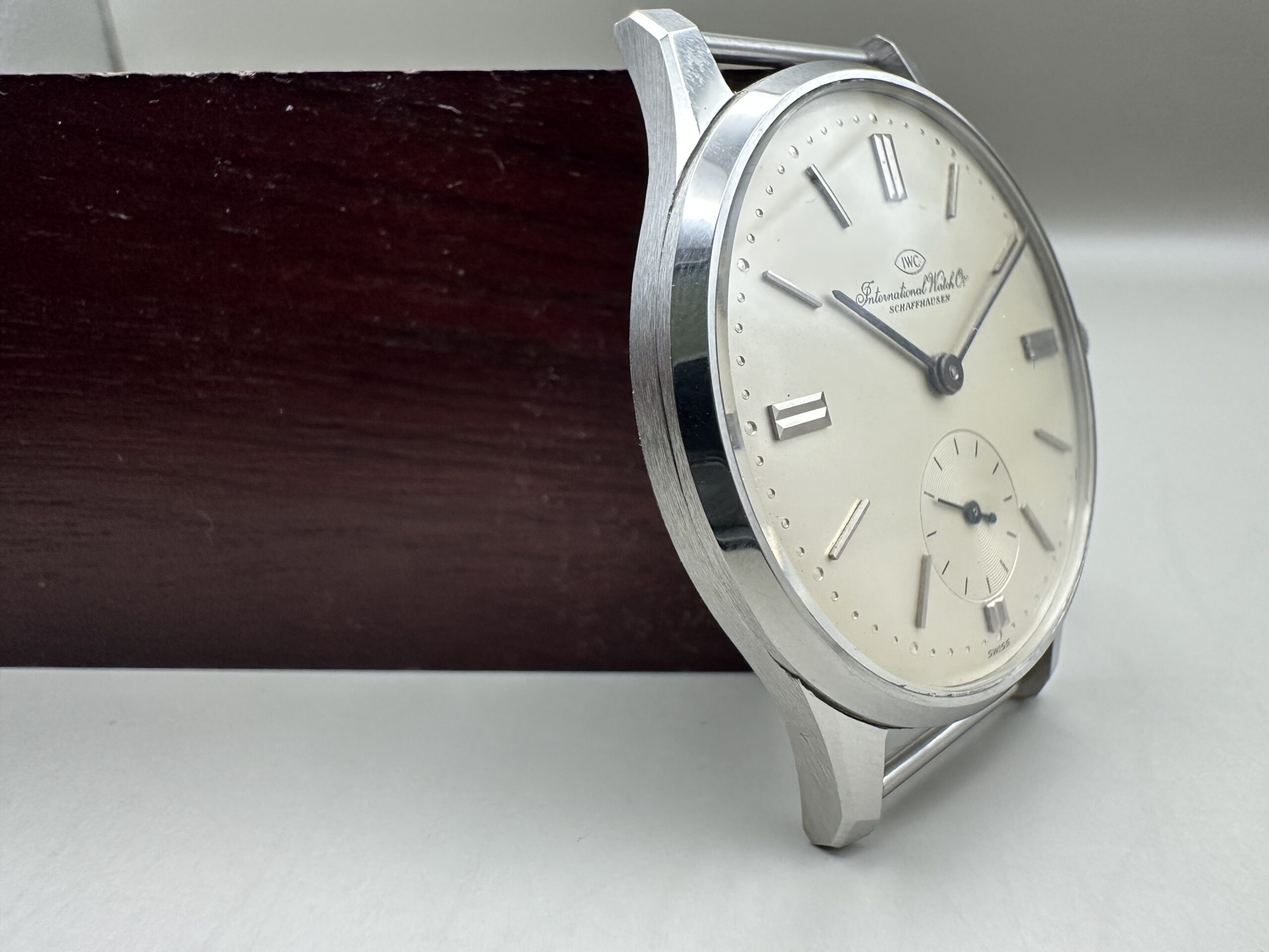 Acél IWC Schaffhausen 1947-ből - New Old Stock - SOHASEM HORDOTT! - Image 5